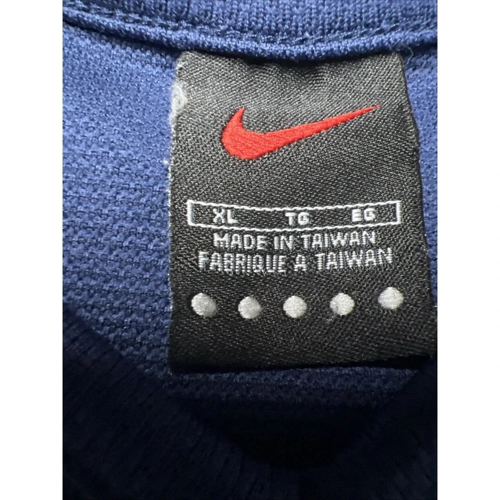 Vintage Nike Basketball Tank Men's XL Y2K 90's Casual Sports Logo Blue White‎